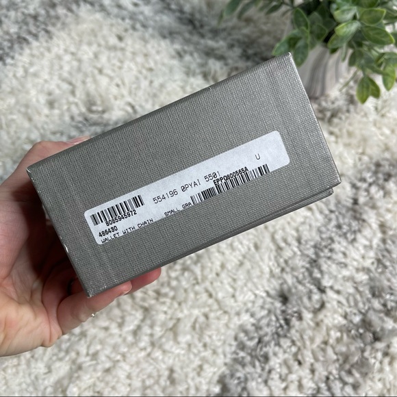 Alexander McQueen Skull Wallet Crossbody Bag on Silver Chain Leather Pink - Picture 5 of 17